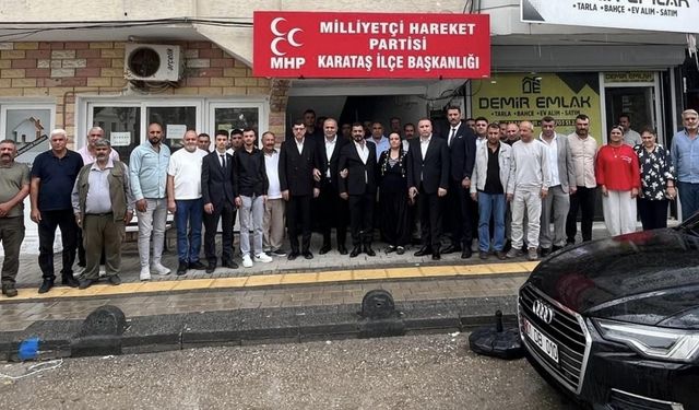 MHP'li Hakan Yıldırım Karataş'ta çiftçilerin sorunlarını gündeme taşıdı