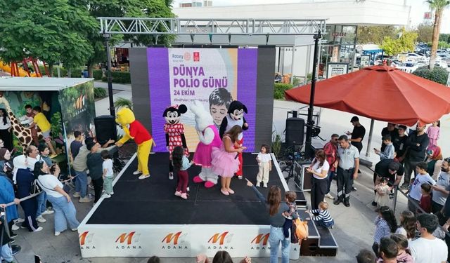Rotary Kulüplerinden çocuk felcine karşı farkındalık şenliği