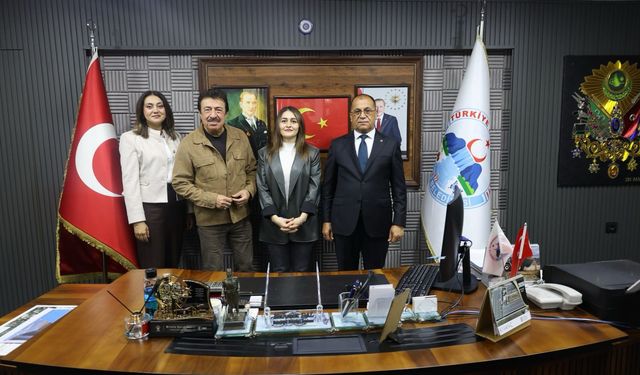 Saimbeyli Belediyesi’nde Kurtuluş Bayramı öncesi anlamlı ziyaret