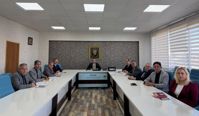 Seyhan İlçe Millî Eğitim Müdürlüğü’nden istişare toplantısı