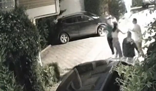 Polat çiftinin villalarında komşusuyla yaşadığı park kavgasının görüntüleri ortaya çıktı
