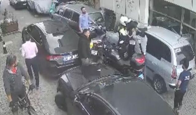 Polisten kaçan motosikletli, sürücüden dayak yedi