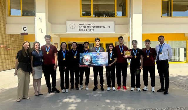 ODTÜ Geliştirme Vakfı Özel Lisesi Öğrencilerinden TEKNOFEST 2024'te Türkiye Birinciliği