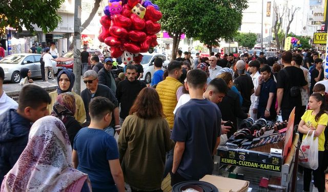 Bayram alışverişi yoğunluğu