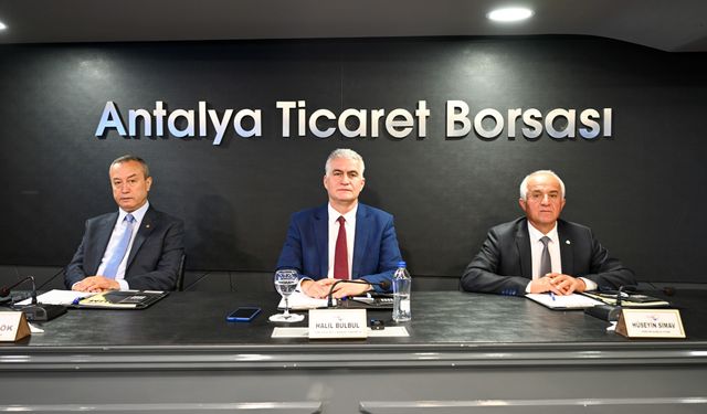 Antalya Ticaret Borsası Nisan Ayı Meclisi Toplansı yapıldı