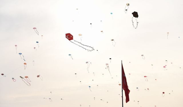 Osmaniye’de uçurtmalar semaları süsledi