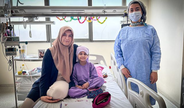Talasemi hastası 7 yaşındaki Zeynep, kardeşinin kordon kanıyla sağlığına kavuştu