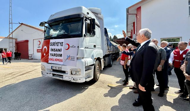 Adana’dan Suriye’ye umut konvoyu