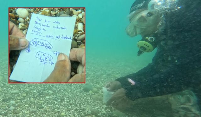 Antalya’da deniz dibindeki Hıdırellez dilekleri şaşırttı