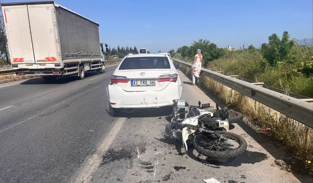Antalya’da motosiklet kazası: 1 ölü
