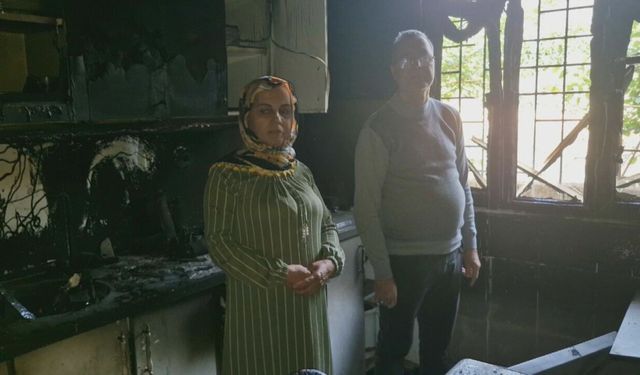Hatay’da yıldırım dehşeti: Ev küle döndü, karı koca hastanelik oldu
