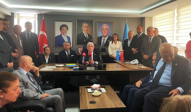 İYİ PARTİ GENEL BAŞKANI MÜSAVAT DERVİŞOĞLU ADANA'DA