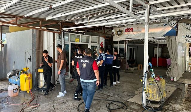 İskenderun’da oto yıkama ve otoparklara sıkı denetim
