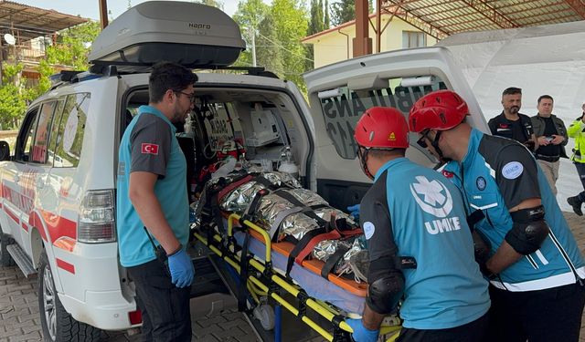 Isparta'da orman yangını tatbikatı yapıldı