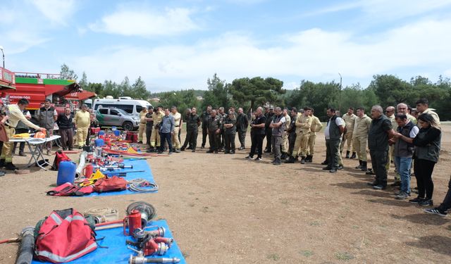 Kahramanmaraş’ta orman yangınlarıyla mücadele tatbikatı yapıldı