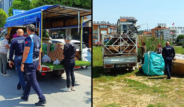 Manavgat'ta huzur ve güvenlik için zabıta ekipleri sahada