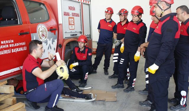 Mersin İtfaiyesi, Ürgüp personeline 5 günlük eğitim verdi