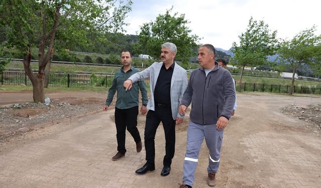 Pozantı Akköprü’de yenileme çalışmaları hızla devam ediyor