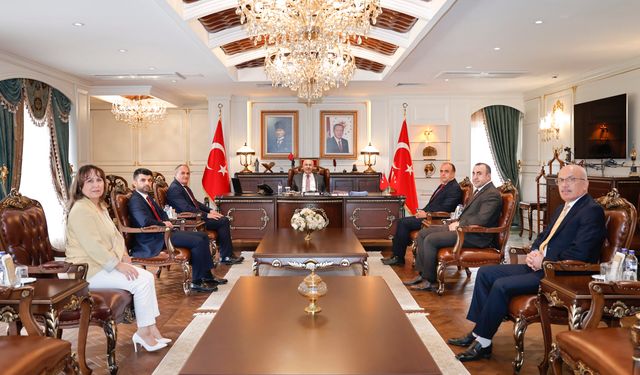 Vali Köşger'e Sosyal Güvenlik Haftası ziyareti