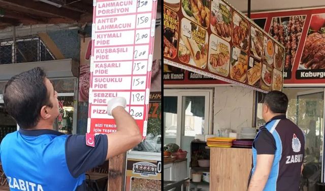 Yumurtalık’ta zabıta ekipleri lokantalara fiyat etiketi ve adisyon denetimlerini sürdürüyor