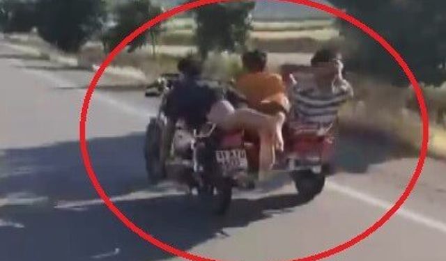 Trafikte motorun üzerine yattı, cezası motorun değerini aştı