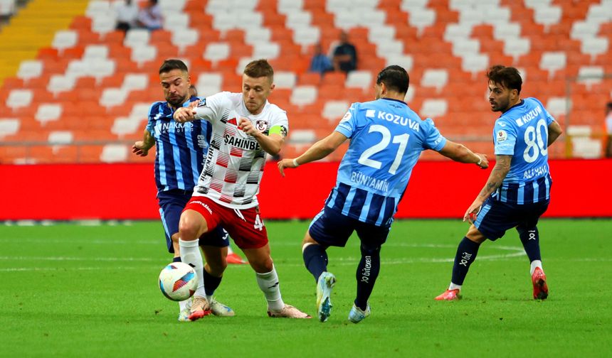 Adana Demirspor: 2 - Gaziantep FK: 2