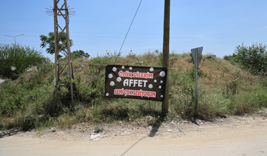 Adana’da gizemli “Affet Beni” ilanı!