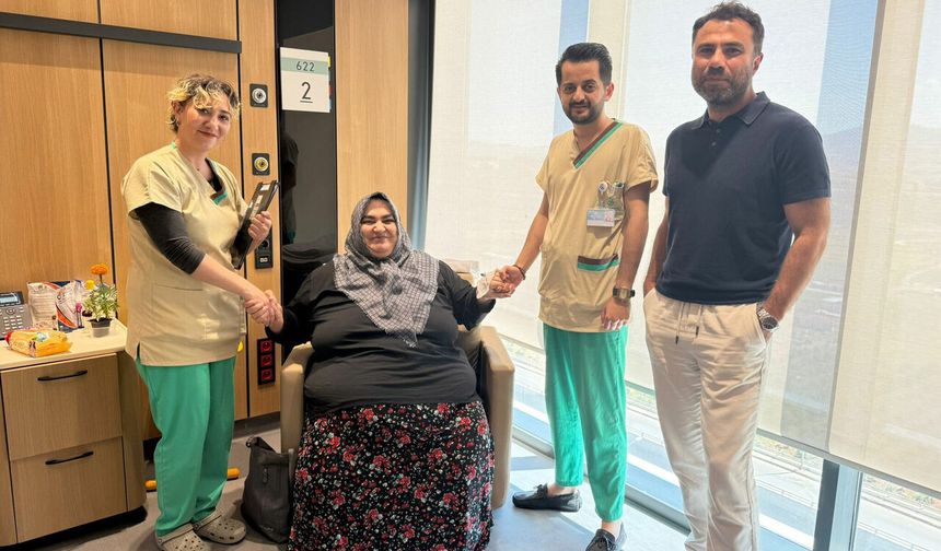 Fazla kilolarla savaşan Fatma Dağlı, 18 günde 29 kilo verdi