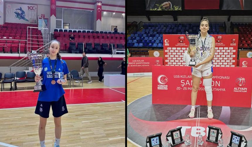 Irmak Tural ile Berfin Ada Şahin çok mutlu