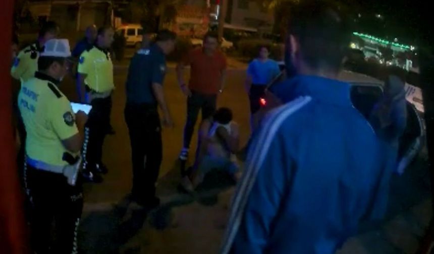 Mersin’de alkollü sürücü trafikte kavga çıkardı