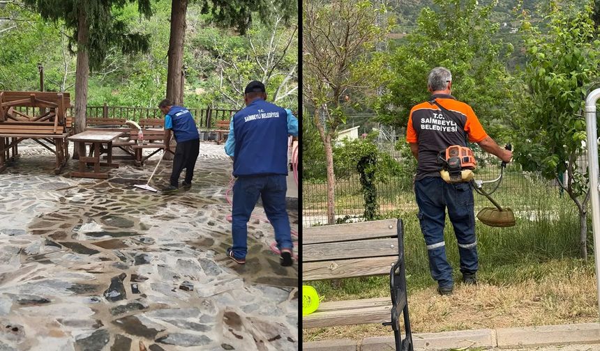 Saimbeyli Belediyesi, bayram öncesi çalışmaları hızlandırdı