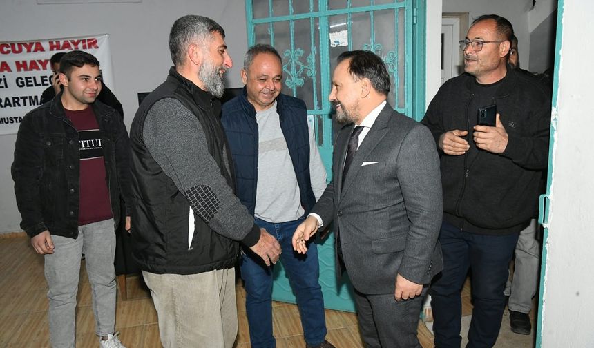 Başkan Uludağ, halk ile kucaklaştı