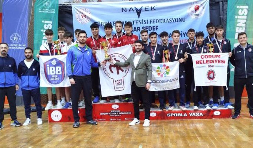 Gençlerde Türkiye Şampiyonu ÇİLTAR Adana Masa Tenisi SK