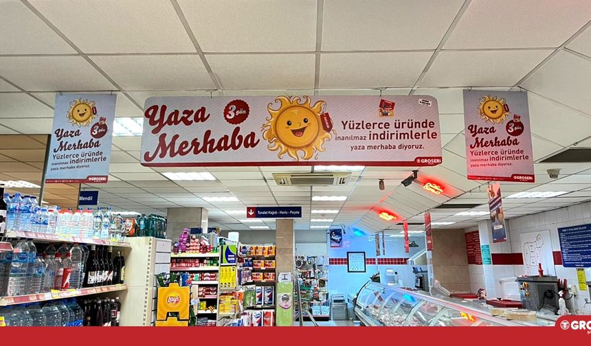 Groseri’den yazın ilk indirimi: “Yaza Merhaba” kampanyası başladı!