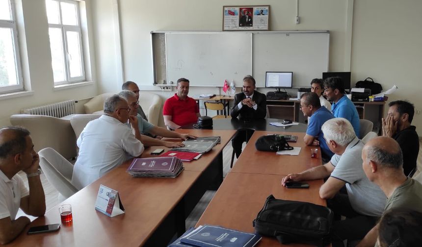 İl Milli Eğitim Müdürü Tüfekçi, ÇEAŞ’ta öğretmenlerle buluştu