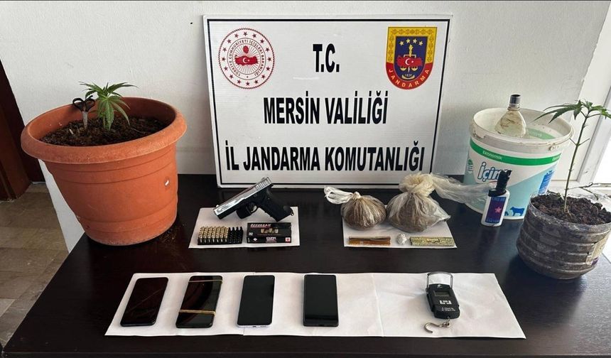 Mersin’de zehir tacirlerine darbe: 4 gözaltı, 1 tutuklama