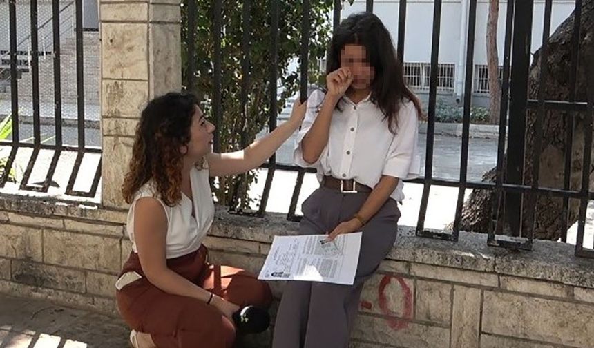 Sınava dakikalar kala geldiler, içeri alınmadılar