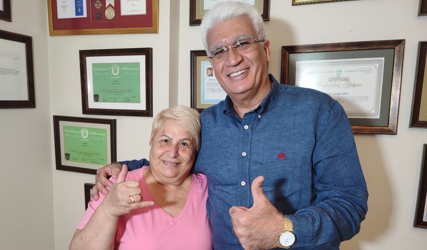 Adana’da bir hasta Prof. Dr. Şen’in doğru teşhisi ile yeniden hayata tutundu