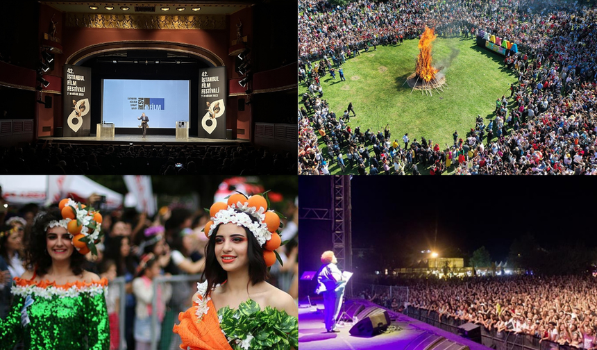 Türkiye'nin renkli festivalleri: Kültürden müziğe, geleneklerden sanata