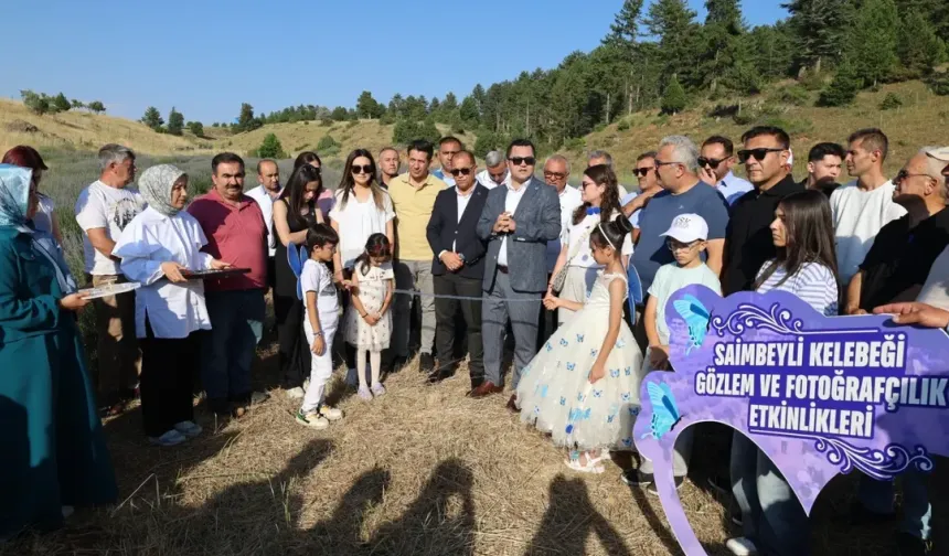 Saimbeyli Kelebeği göz kamaştırdı: Etkinliğe yoğun ilgi!
