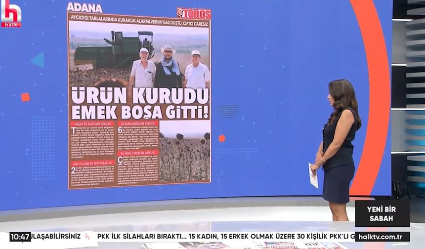 Toros Gazetesi’nin manşeti Türkiye gündeminde!