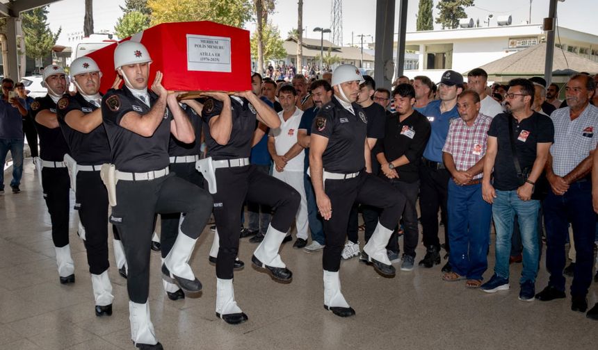 Adanalı Polis Memuru Atilla Er Son Yolculuğuna Uğurlandı