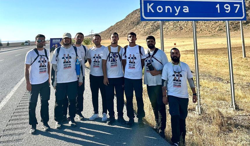 CHP’li Gençlerin "Özgürlük Yürüyüşü" 14. Gününde Ankara Sınırlarında