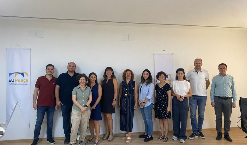 EUPeace toplumsal diyalog grubu ilk toplantısını ÇÜ’de gerçekleştirdi