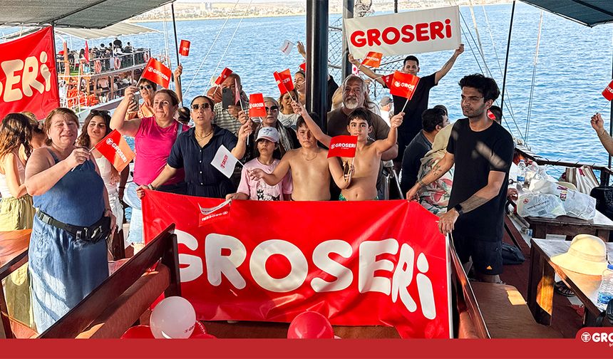 Groseri’den sadık müşterilerine tatil tadında tekne keyfi