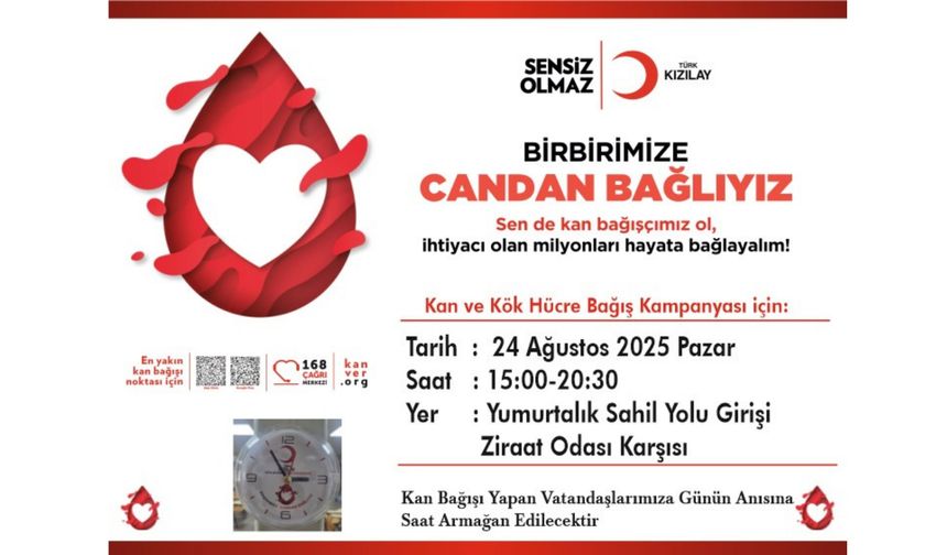 Yumurtalık’ta Hayat Veren Kampanya: "Birbirimize Candan Bağlıyız"