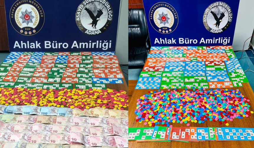 Adana’da kumarla mücadelede 8 ayda 105 baskın yapıldı