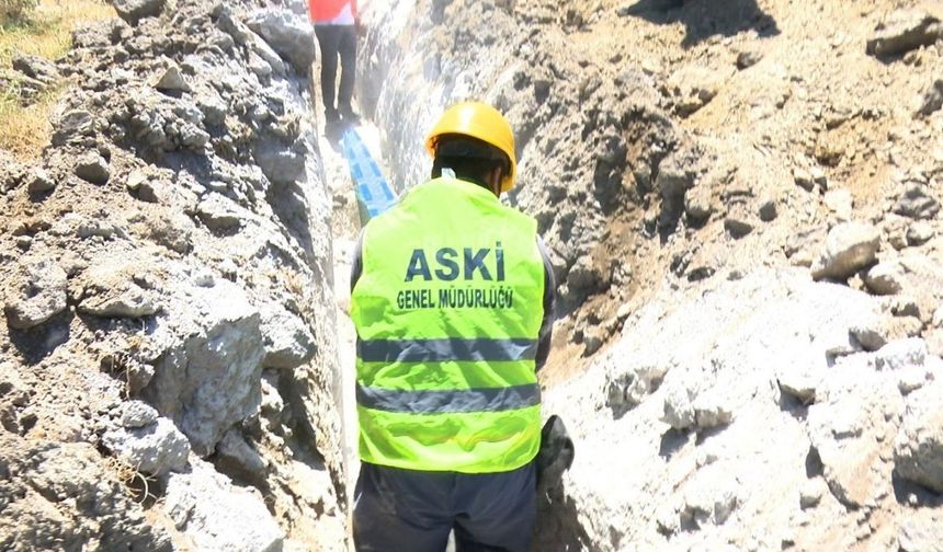 ASKİ’den Pozantı İstiklal Mahallesi’ne yeni kanalizasyon hattı
