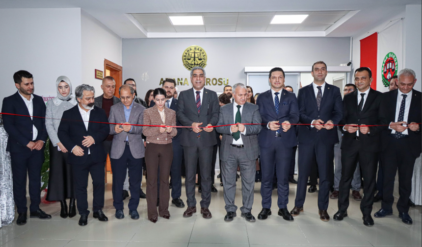 Ceyhan Adliyesi’nde avukatlara yeni alan: Baro avukatlar odası hizmete açıldı