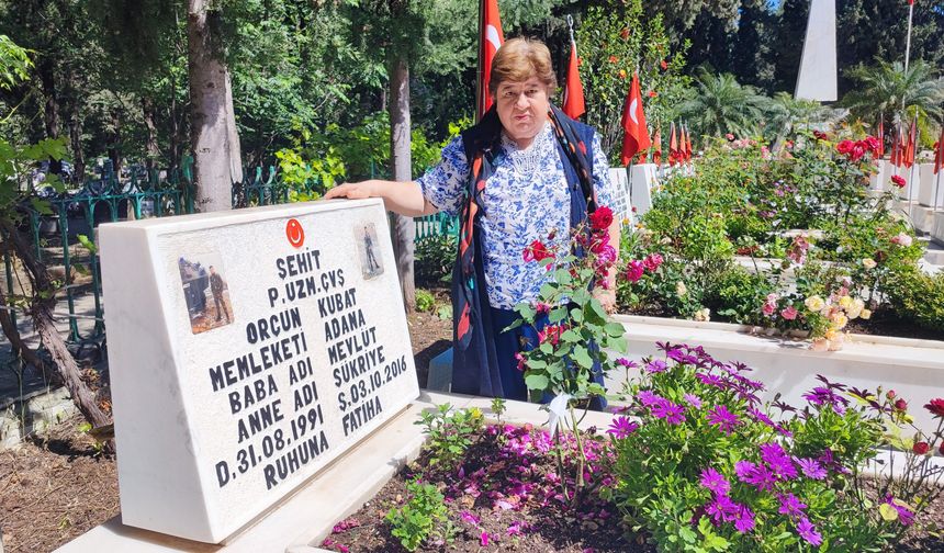 Şehit annesinde Anneler Günü’nde yürek yakan sözleri